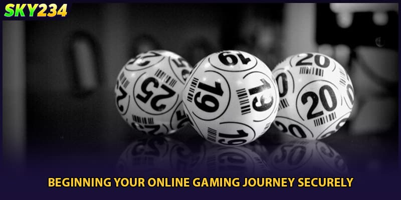 Beginning your online gaming journey securely
