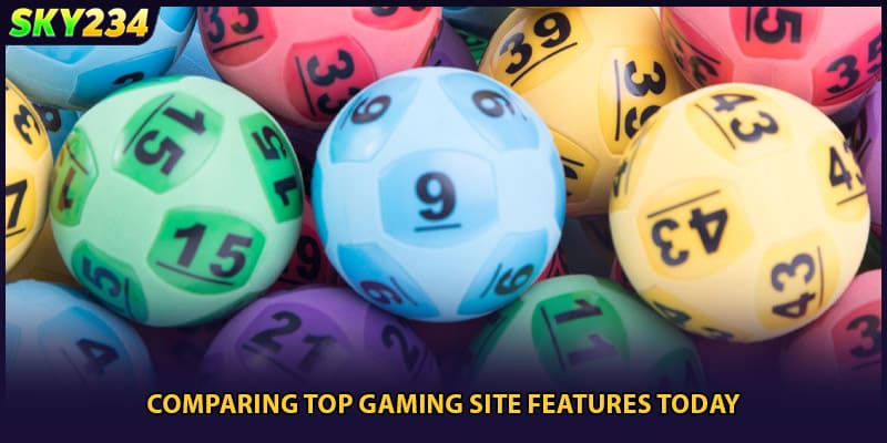 Comparing top gaming site features today