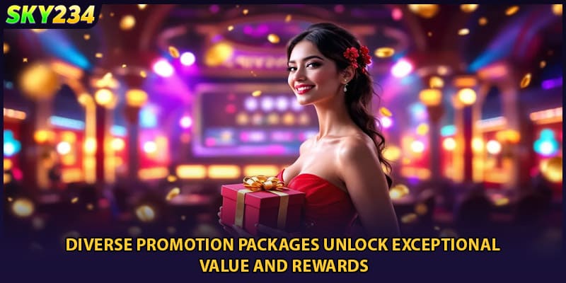Diverse promotion packages unlock exceptional value and rewards