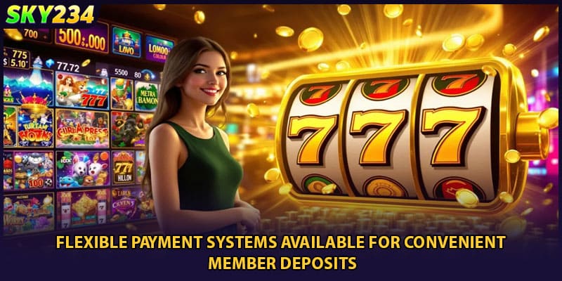 Flexible payment systems available for convenient member deposits