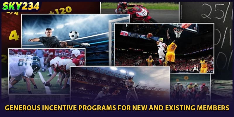 Generous incentive programs for new and existing members