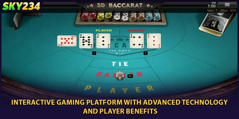 Interactive gaming platform with advanced technology and player benefits