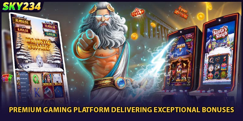 Premium gaming platform delivering exceptional bonuses