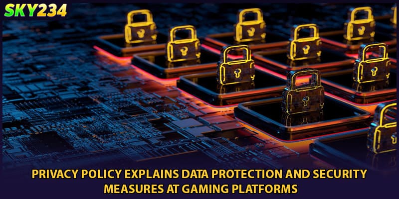 Privacy policy explains data protection and security measures at gaming platforms