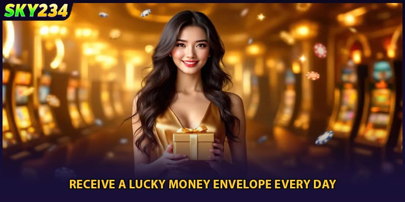 Receive a lucky money envelope every day